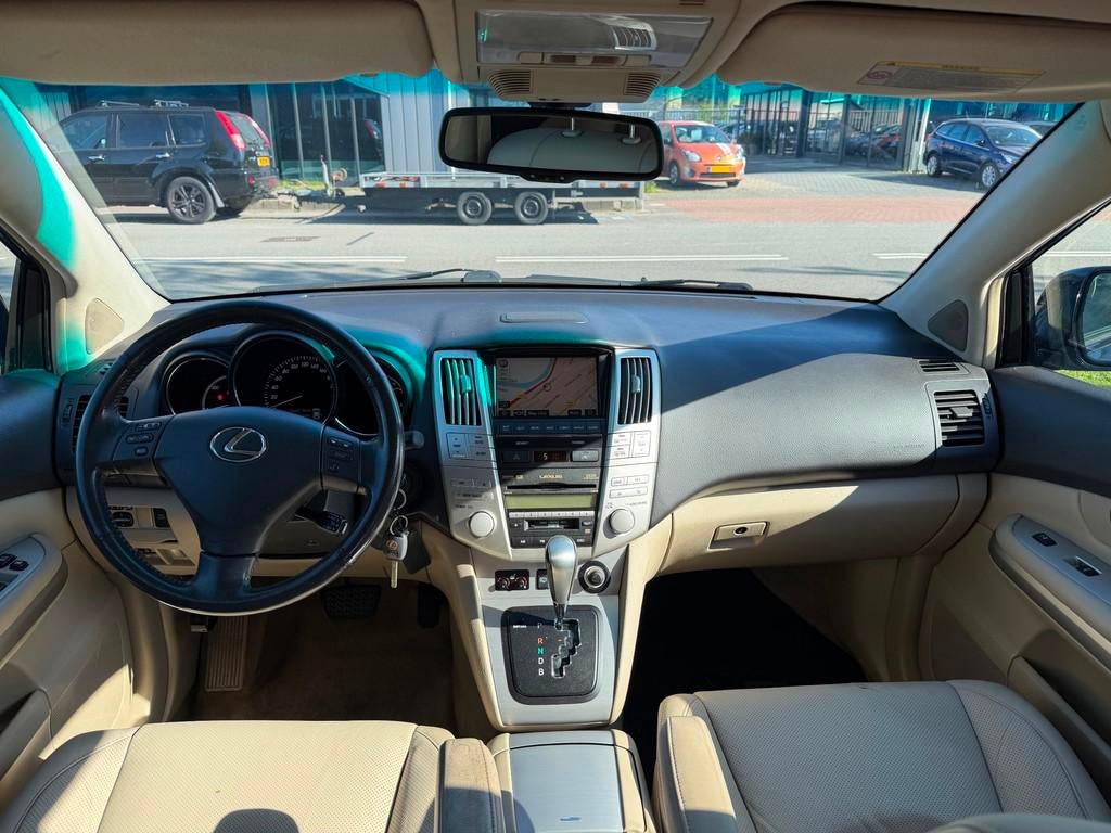 Lexus RX 400h Executive/Leer/Navi/Camra/Stoelverwarming/Elek, Auto's, Lexus, 3311 cc, Gebruikt, Blauw, Bedrijf