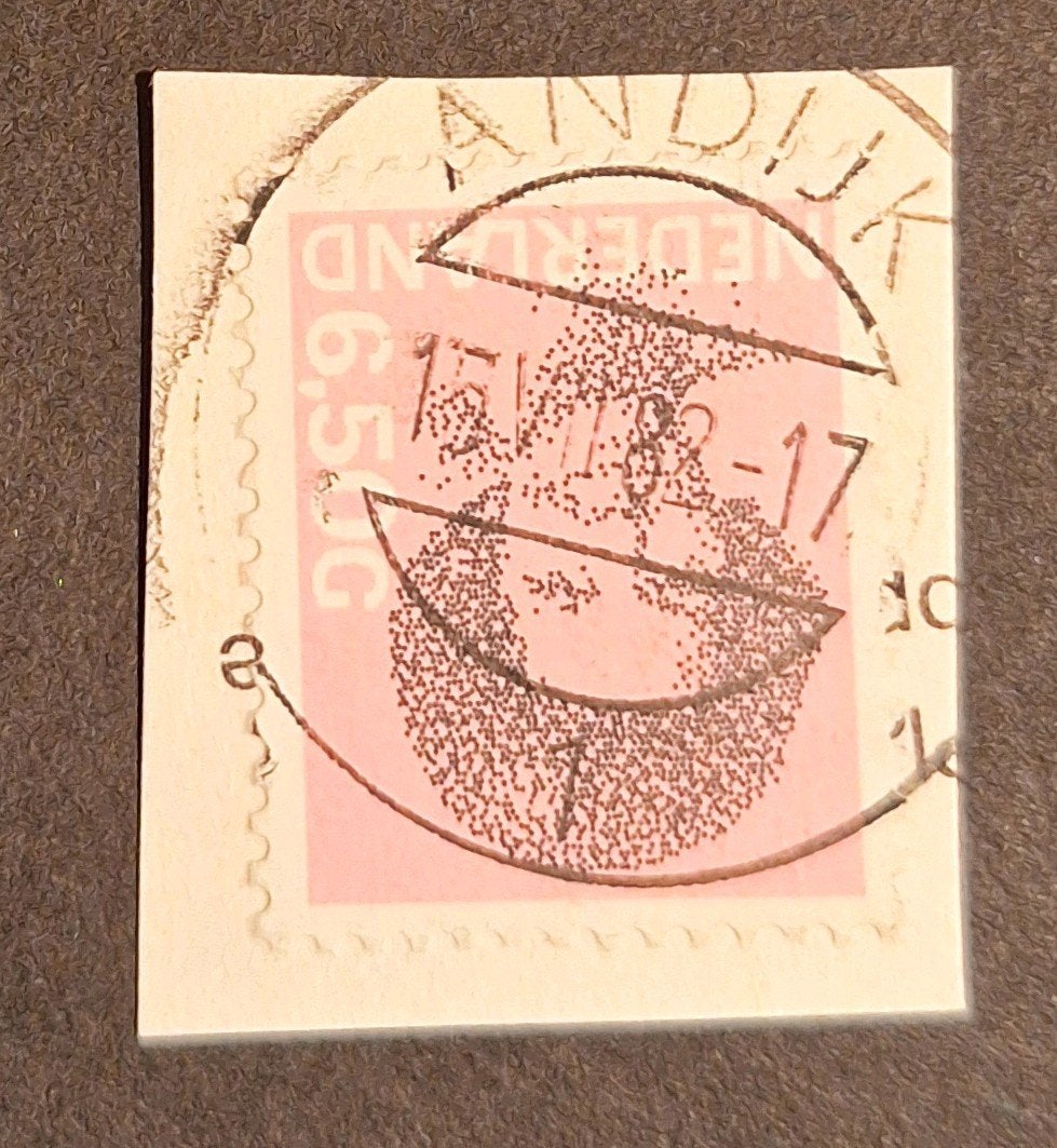 STEMPEL ANDIJK 1 op briefstukje, Ophalen of Verzenden, Nederland