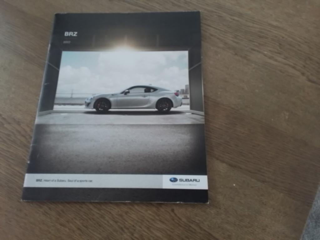 Folder Subaru BRZ USA 2017, Ophalen of Verzenden, Overige merken