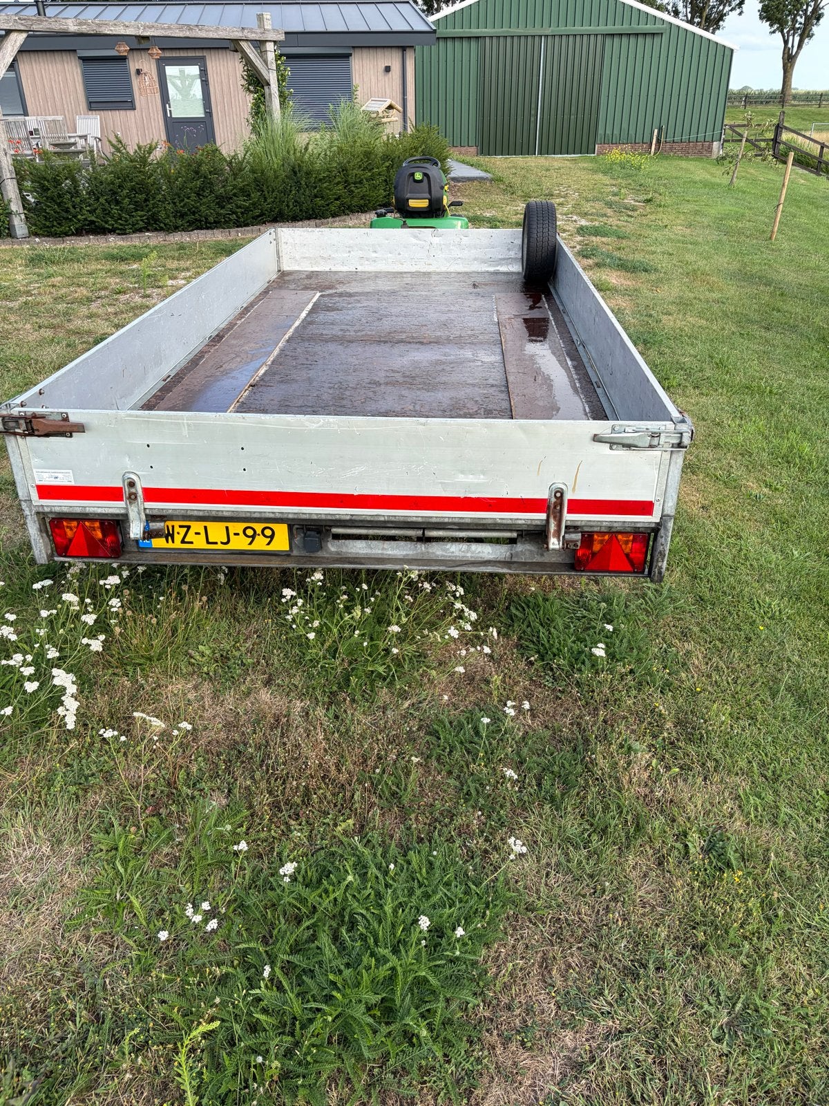 Eduards PL2720 Tandemas Aanhangwagen, Ophalen, Gebruikt