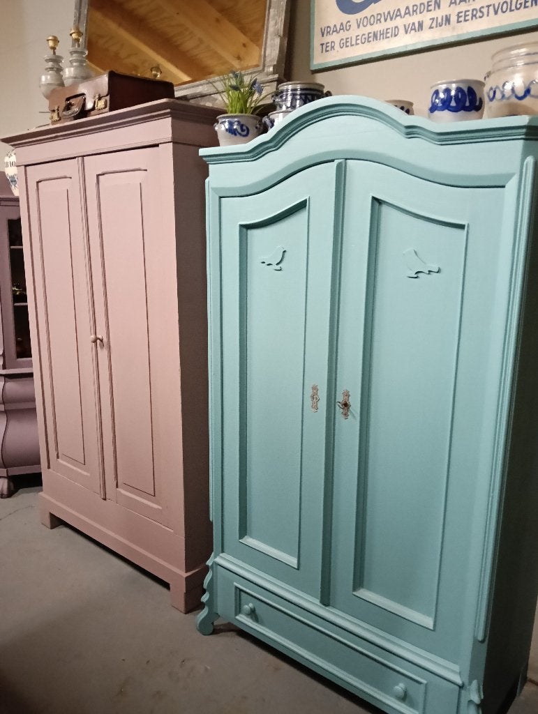 Hele leuke oude kast/brocante kast/kinderkamer, Ophalen, Gebruikt, 105 cm of meer, 100 cm of meer