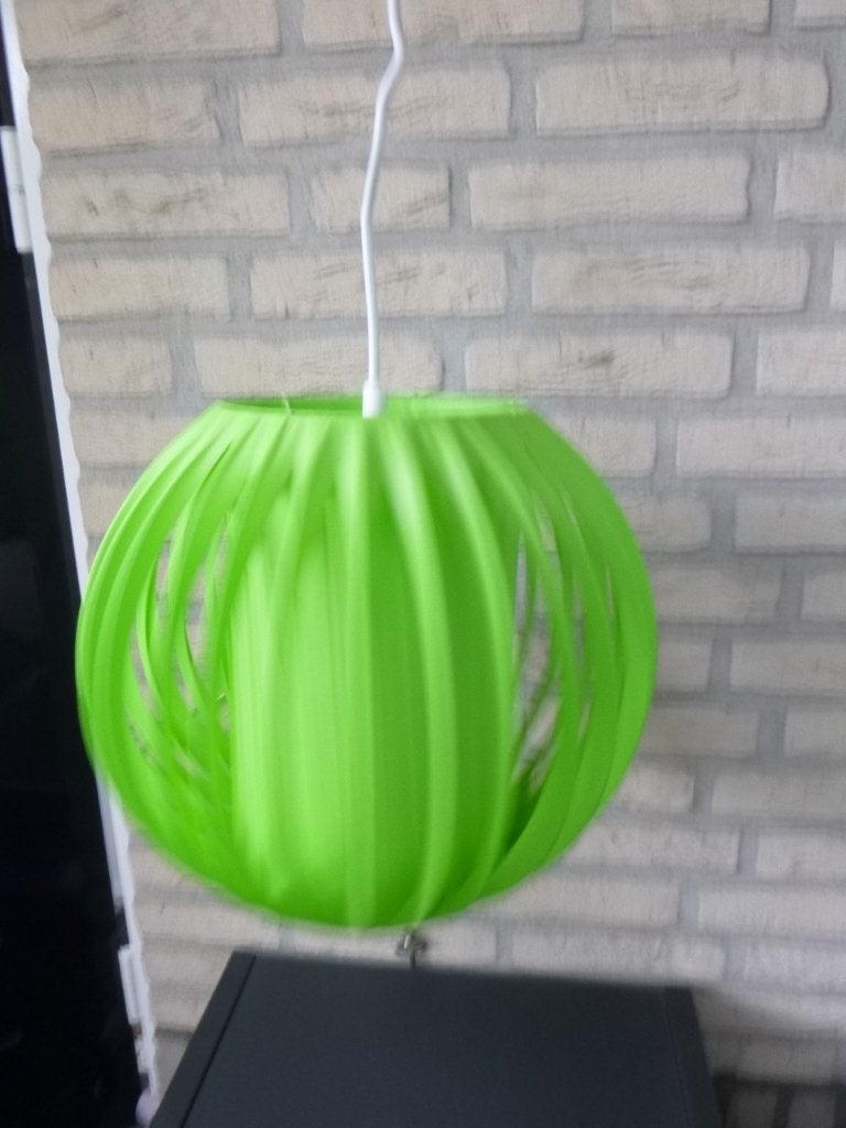 vintage Steinhauer hanglamp in de kleur groen, Ophalen of Verzenden, Gebruikt, Kunststof