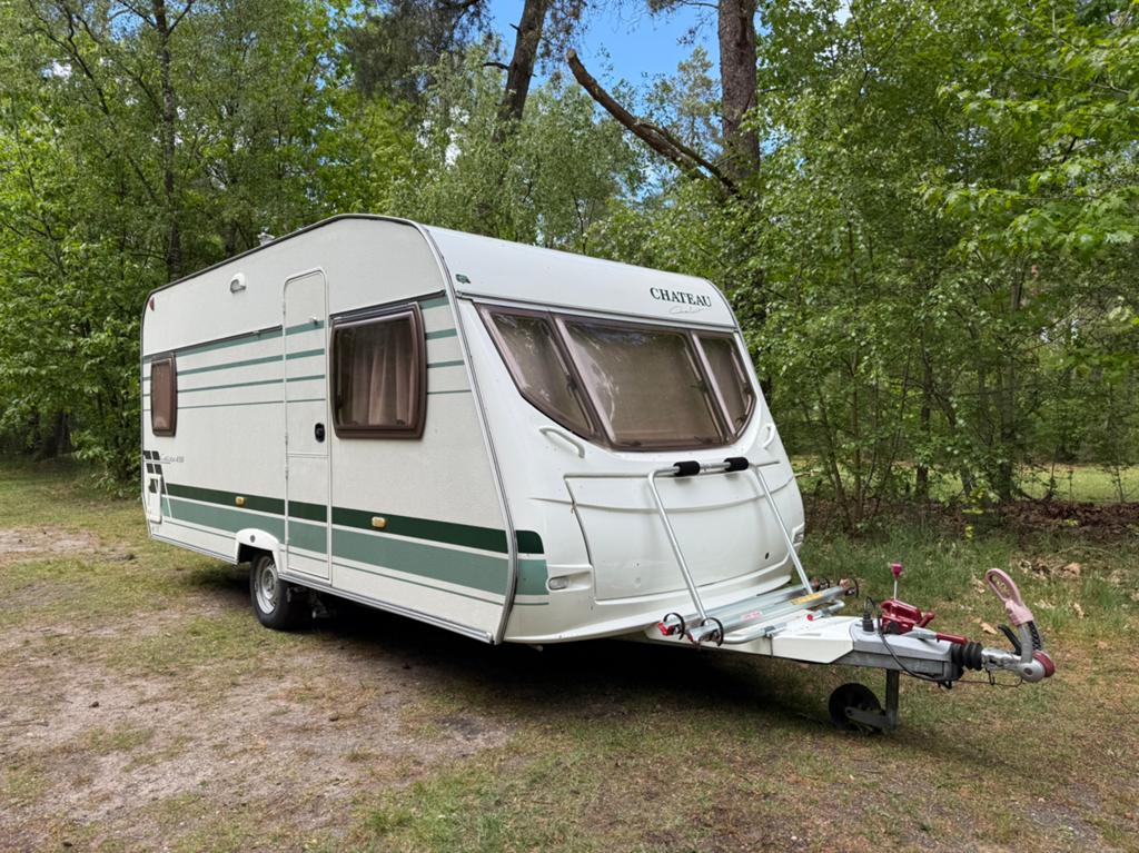 Prachtige Chateau Calista 450 + Mover + Voortent + Extra's, Chateau, Rondzit, 750 - 1000 kg, Particulier