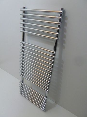 Zehnder handdoekradiator chroom, Doe-het-zelf en Verbouw, Verwarming en Radiatoren, Ophalen, Radiator, Minder dan 60 cm, Zo goed als nieuw