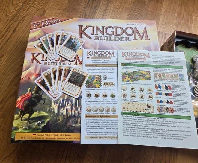 Kingdom Builder big box incl. uitbr. Nomads & Crossroads, Vijf spelers of meer, Ophalen of Verzenden, Zo goed als nieuw, Queen Games