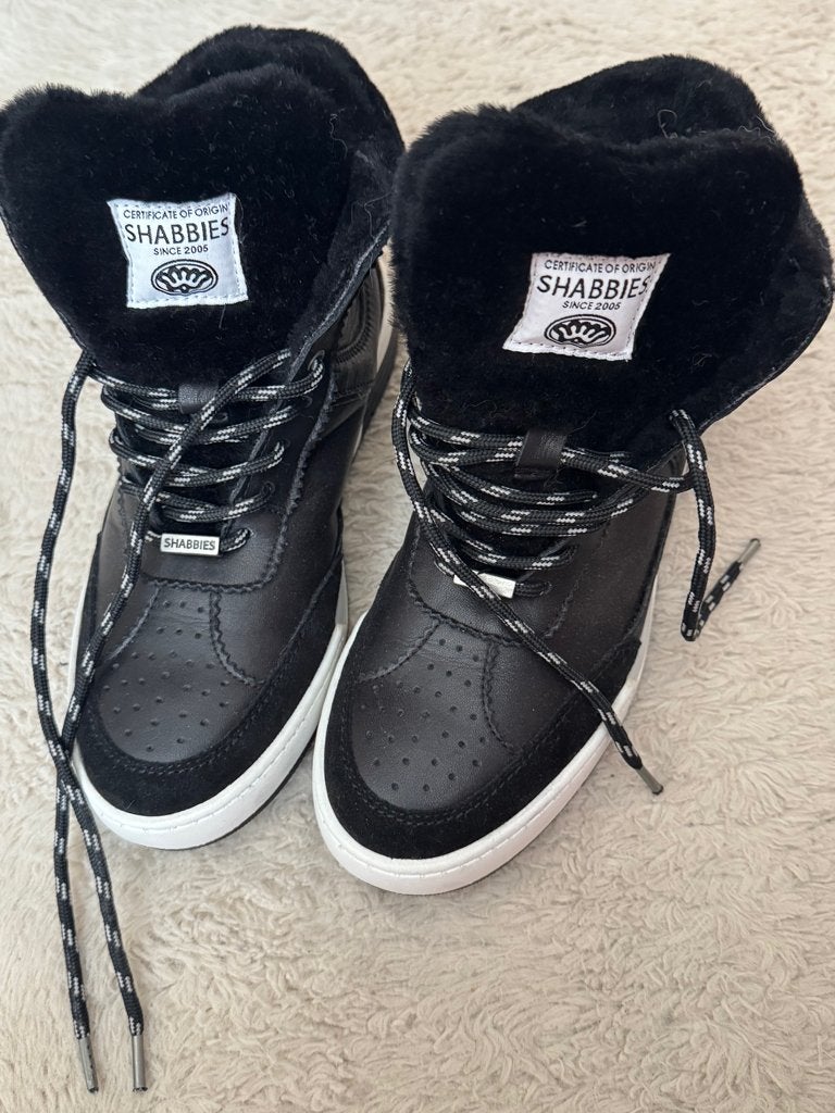 Nieuw! Shabbies Amsterdam Hoge Sneakers, Kleding | Dames, Schoenen, Nieuw, Sneakers of Gympen, Zwart, Verzenden