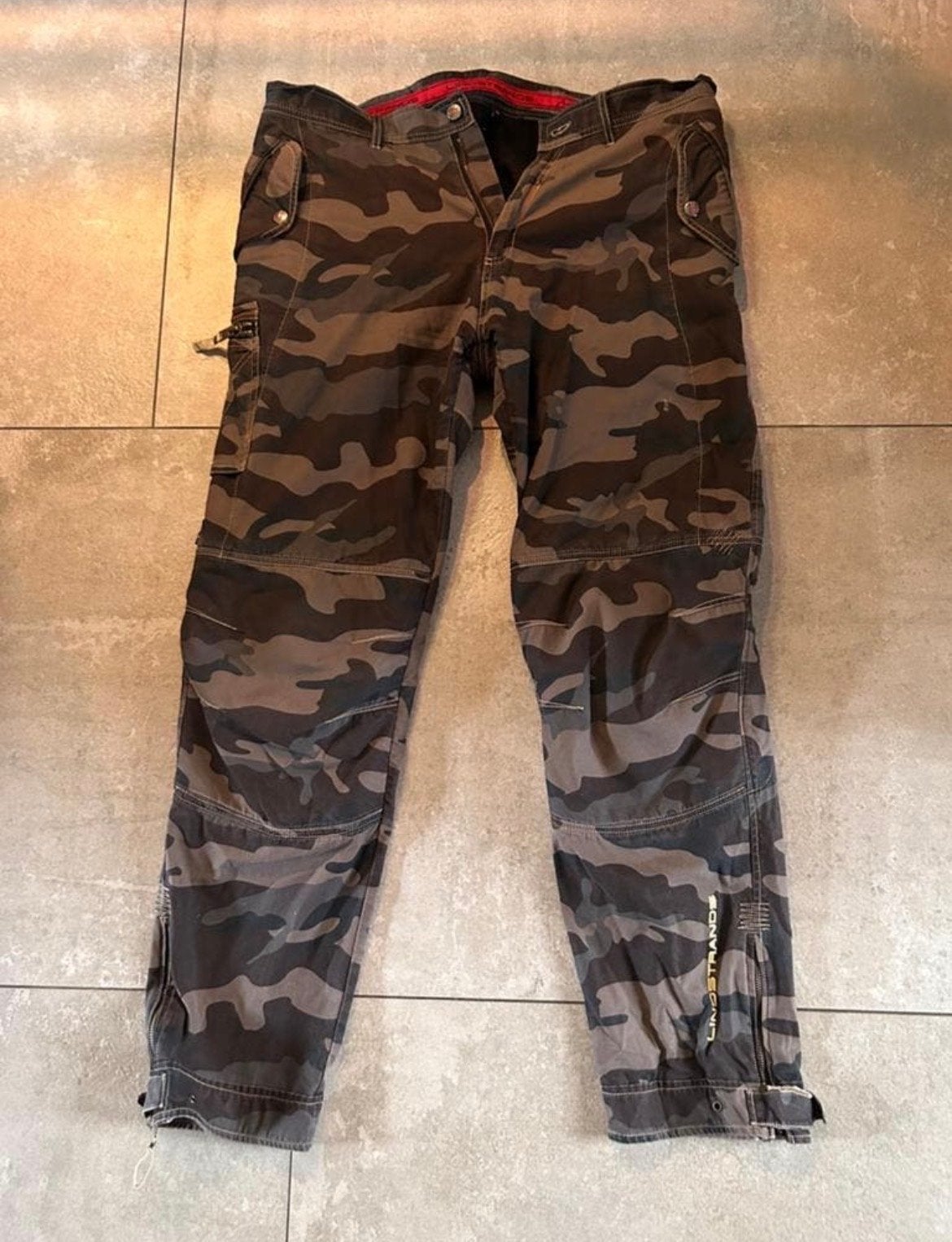 Lindstrands XL motorbroek met knie- en heupbeschermers, Motoren, Kleding | Motorkleding, Ophalen of Verzenden, Nieuw zonder kaartje