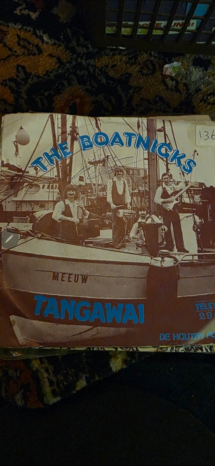 The Boatnicks - Tangawai 7 inch vinyl single, Gebruikt, 7 inch, Ophalen of Verzenden, EP