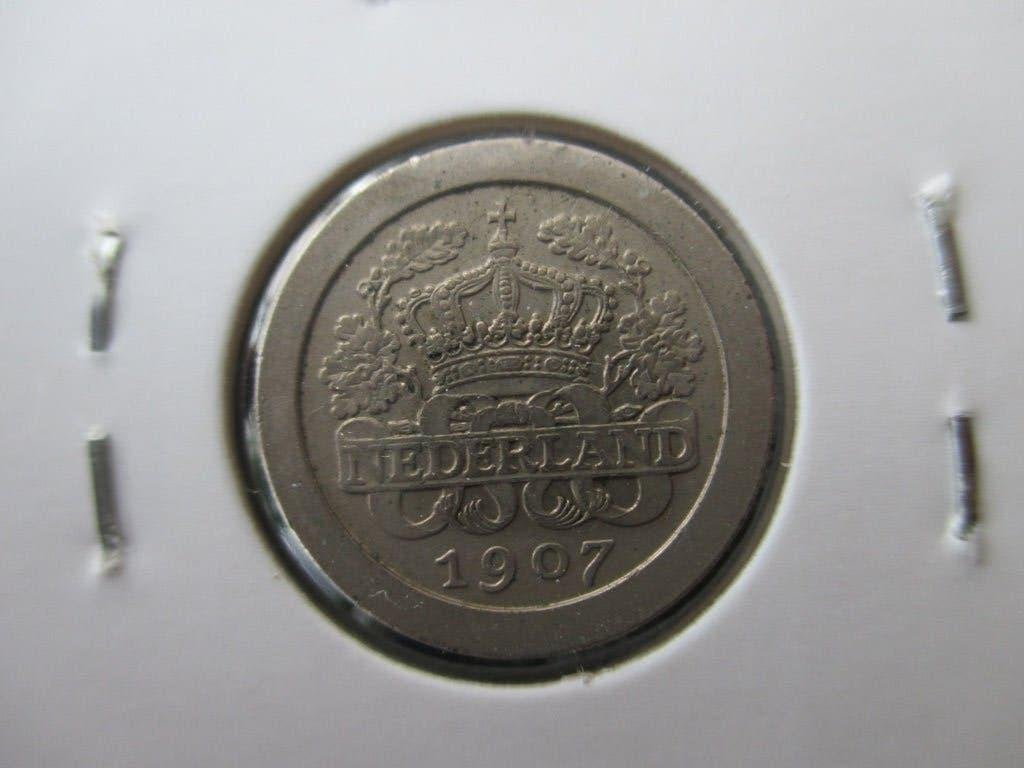 5 cent 1907, Ophalen of Verzenden, Koningin Wilhelmina, 5 cent, Losse munt