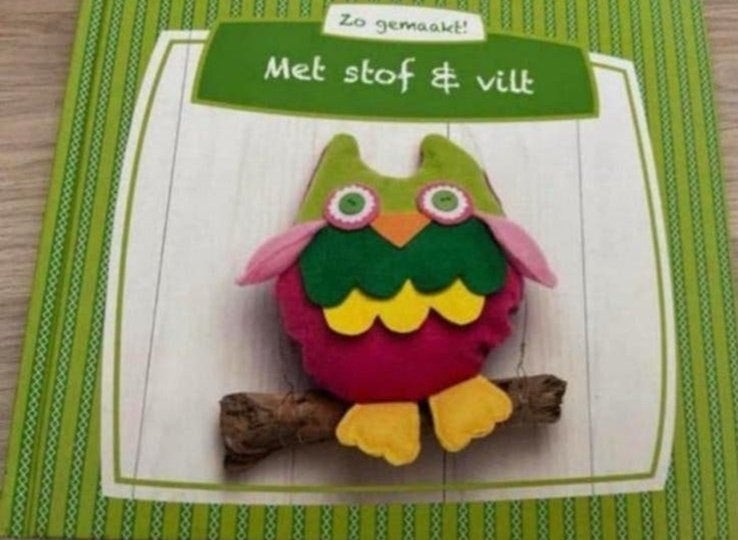 Zo gemaakt! Met stof & vilt - Inspirerende knutselprojecten, Ophalen of Verzenden, Zo goed als nieuw