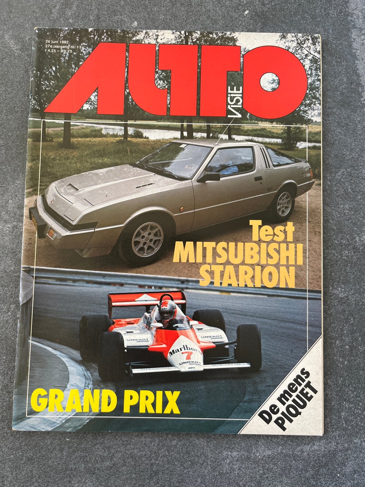 Autovisie 1983: Test Mitsubishi Starion & Grand Prix, Ophalen of Verzenden, Gelezen, Algemeen