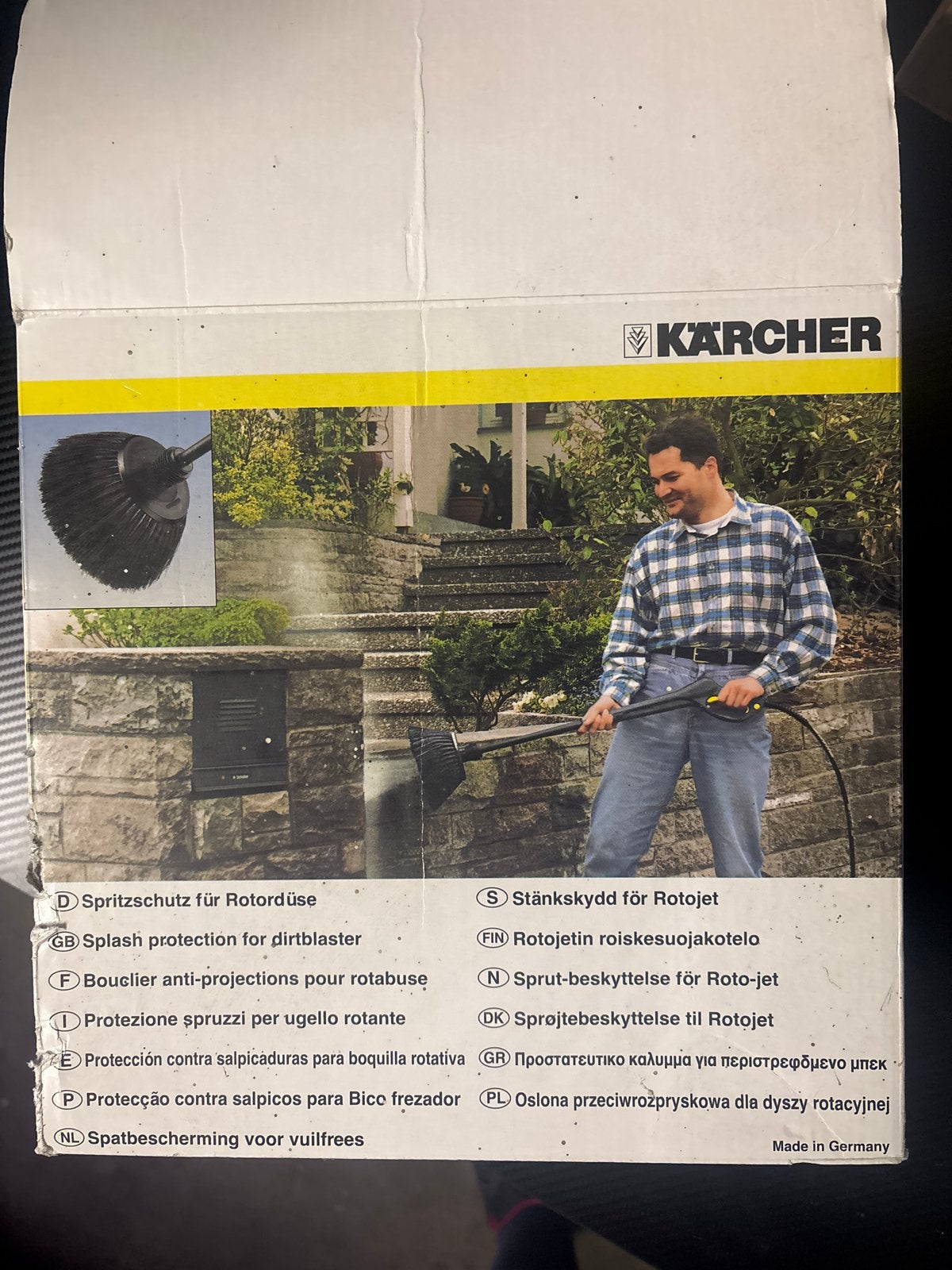 Kärcher spatscherm voor roterende vuilfrees, Ophalen, Nieuw