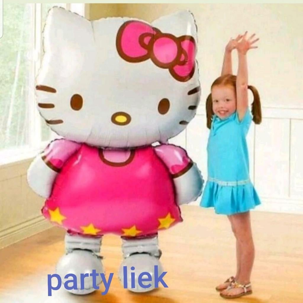 Hello kitty folieballon nr Hk181A, Ophalen of Verzenden, Nieuw, Versiering, Verjaardag
