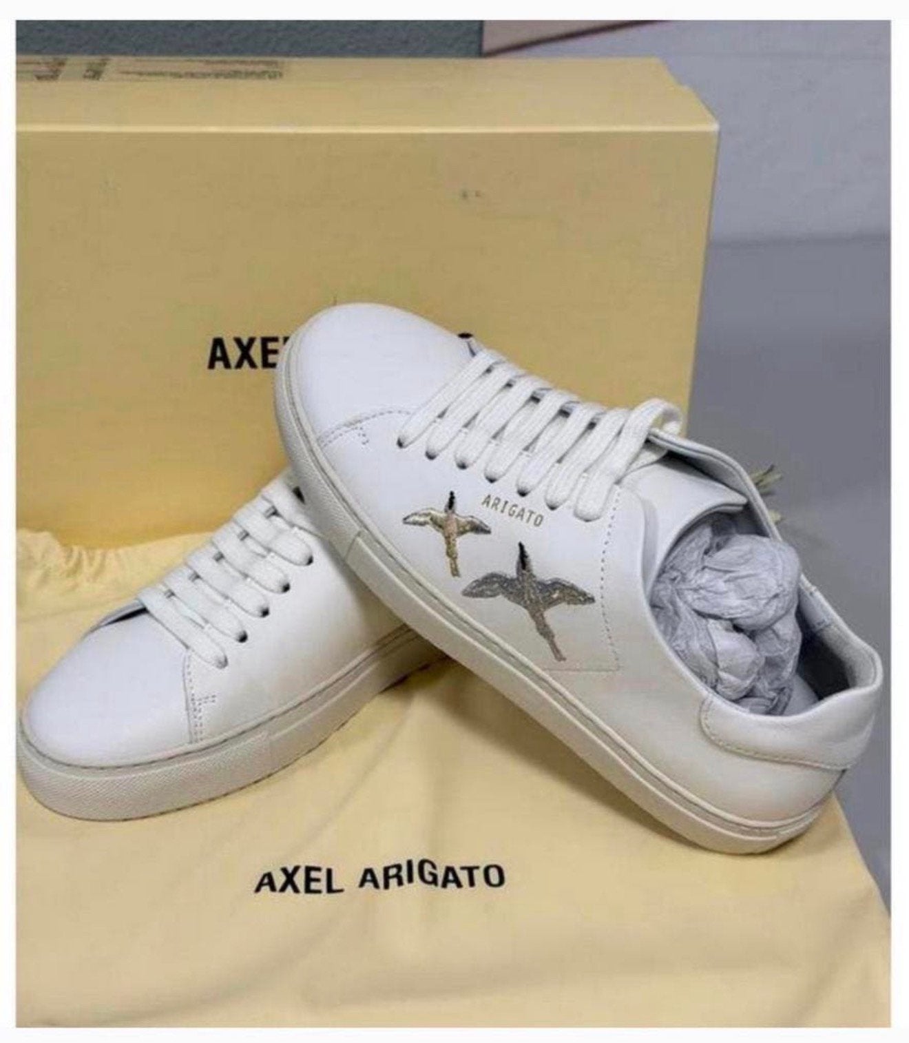AXEL ARIGATO Clean 90 Bee Bird sneakers NIEUW 36 Zeldzaam !, Wit, Nieuw, Ophalen of Verzenden, Sneakers of Gympen