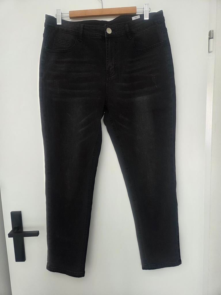 Baggy  zwarte spijkerbroek - Maat XL, Ophalen of Verzenden, Nieuw, Zwart, Overige jeansmaten