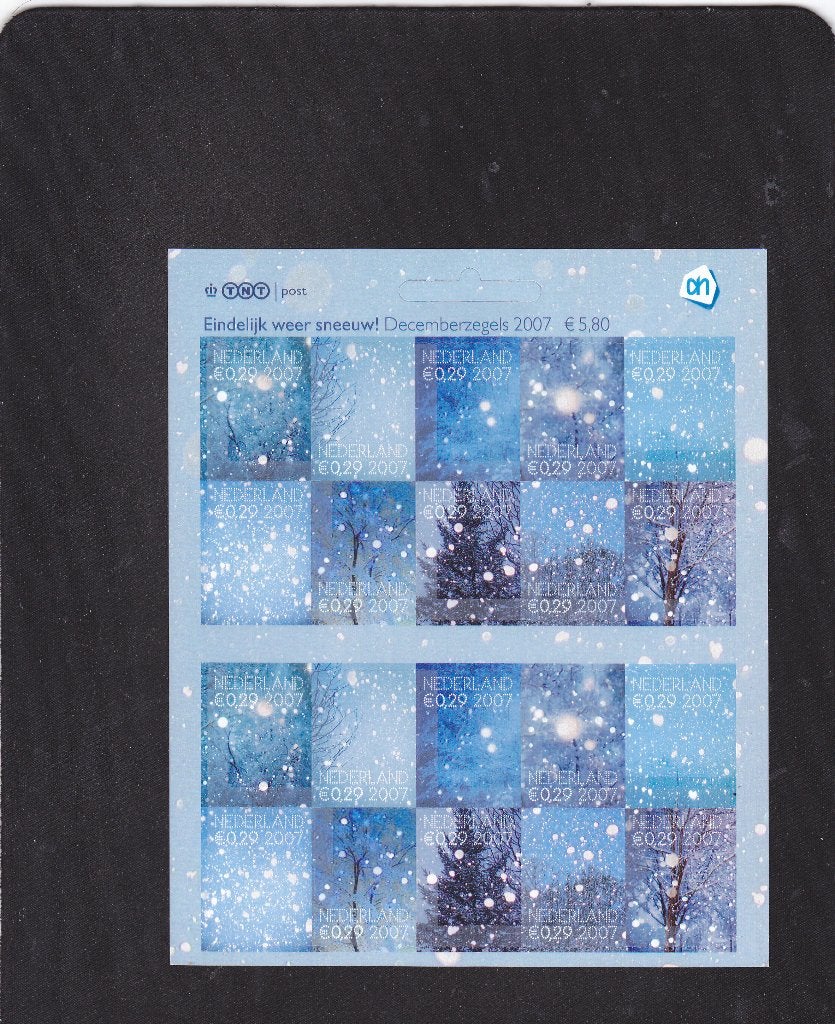 Mailer Hangverpakking Kerst 2007 met logo Albert Heijn (1003, Postzegels en Munten, Verzenden, Na 1940, Postfris