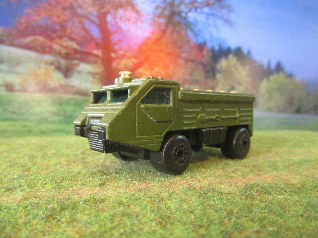 Personnel Carrier - Matchbox SF54 1976-1979 black wheels #1, Hobby en Vrije tijd, Modelauto's | Overige schalen, Ophalen of Verzenden