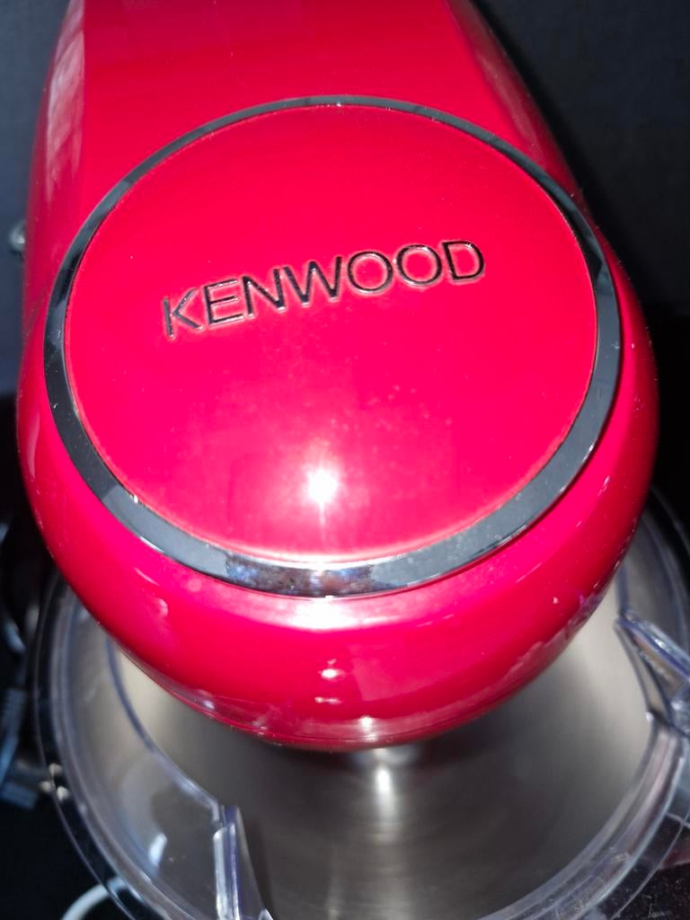 Kenwood Keukenmachine Rood, 3 snelheden of meer, Ophalen of Verzenden, Zo goed als nieuw, 2 tot 3 liter