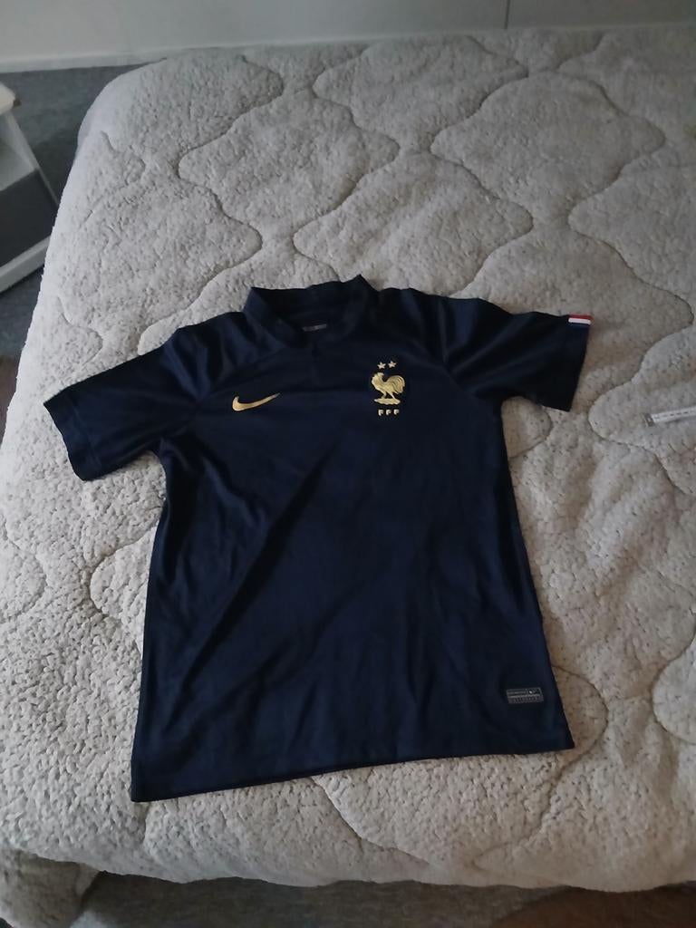 Frankrijk Thuisshirt Voetbalshirt Heren, Kleding | Heren, T-shirts, Zo goed als nieuw, Maat 48/50 (M), Blauw, Ophalen of Verzenden