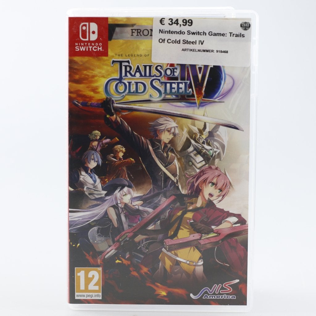 Nintendo Switch Game: Trails Of Cold Steel IV