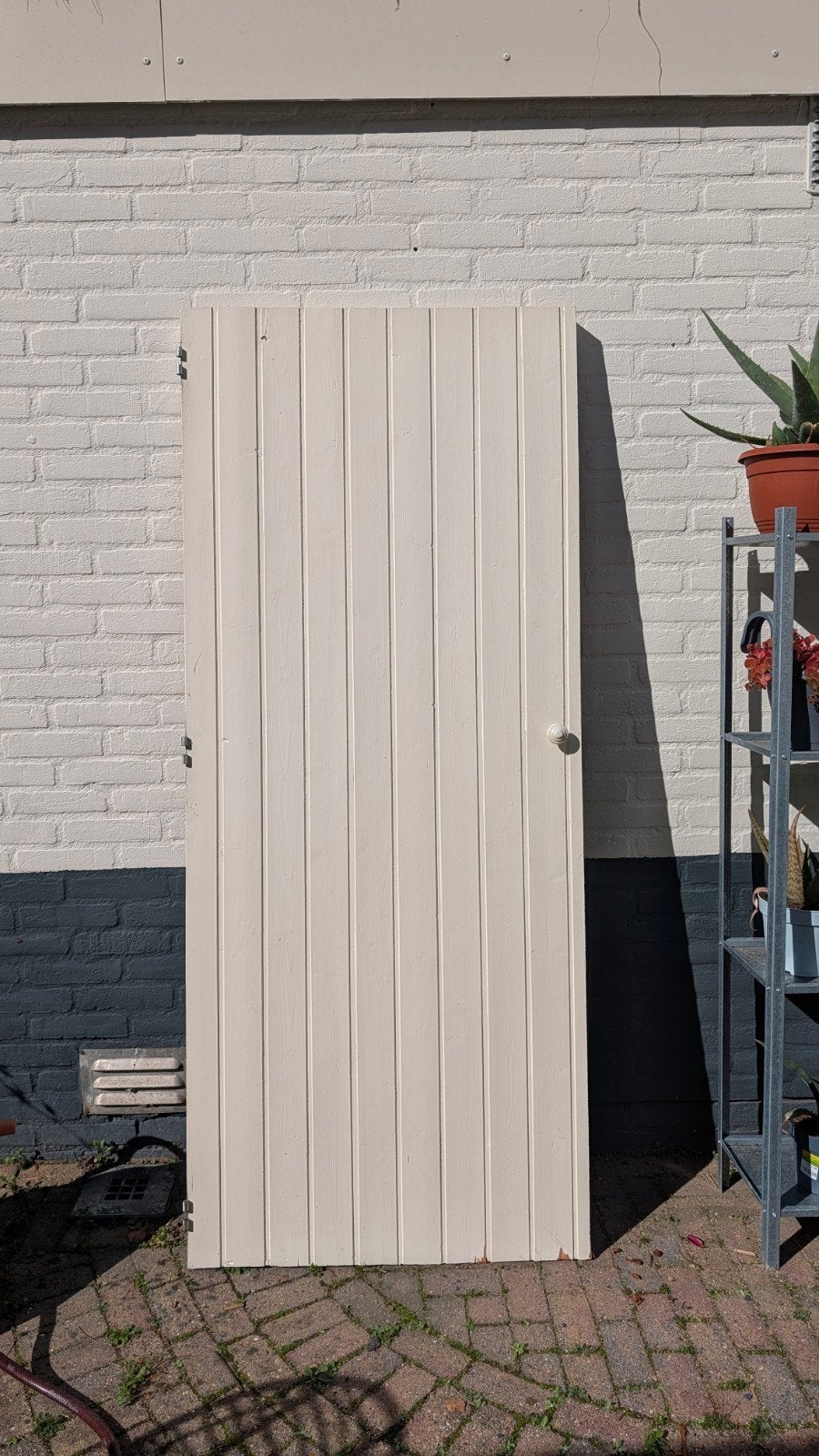 Houten deur 76x181.5 cm, Doe-het-zelf en Verbouw, Ophalen, Gebruikt, Minder dan 80 cm, Binnendeur