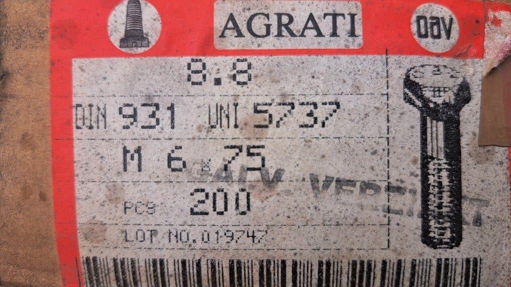bouten M6 x 75, Ophalen of Verzenden, Nieuw, 50 tot 100 mm, Bouten of Moeren