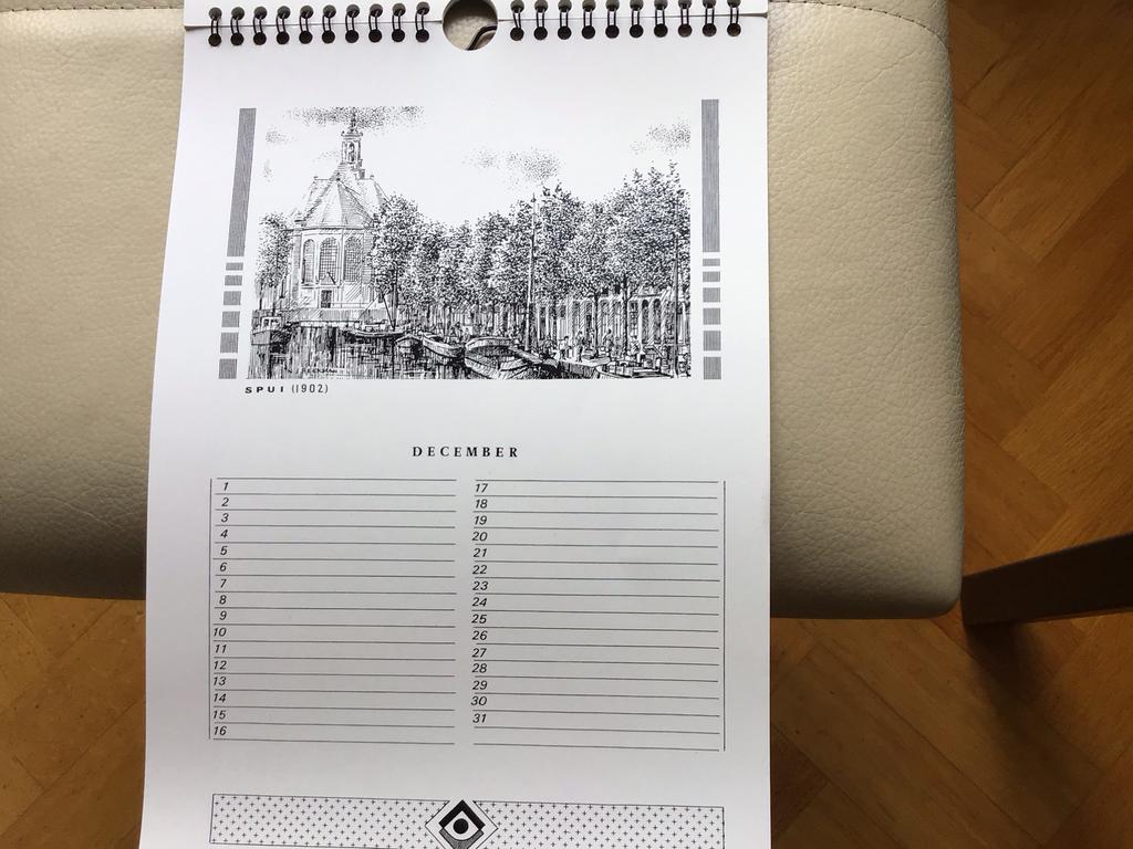 Haagse tekeningen… verjaardags kalender., Ophalen of Verzenden, Maandkalender, Nieuw