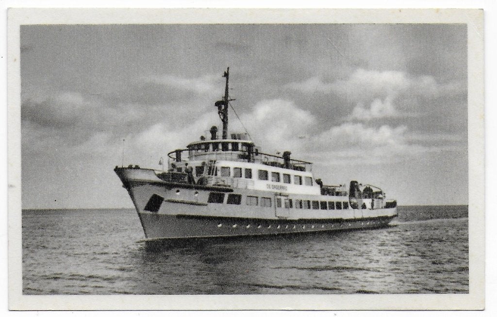 Texel M S Dageraad ongelopen ansichtkaart (B2357), Ophalen of Verzenden, 1960 tot 1980, Ongelopen, Waddeneilanden
