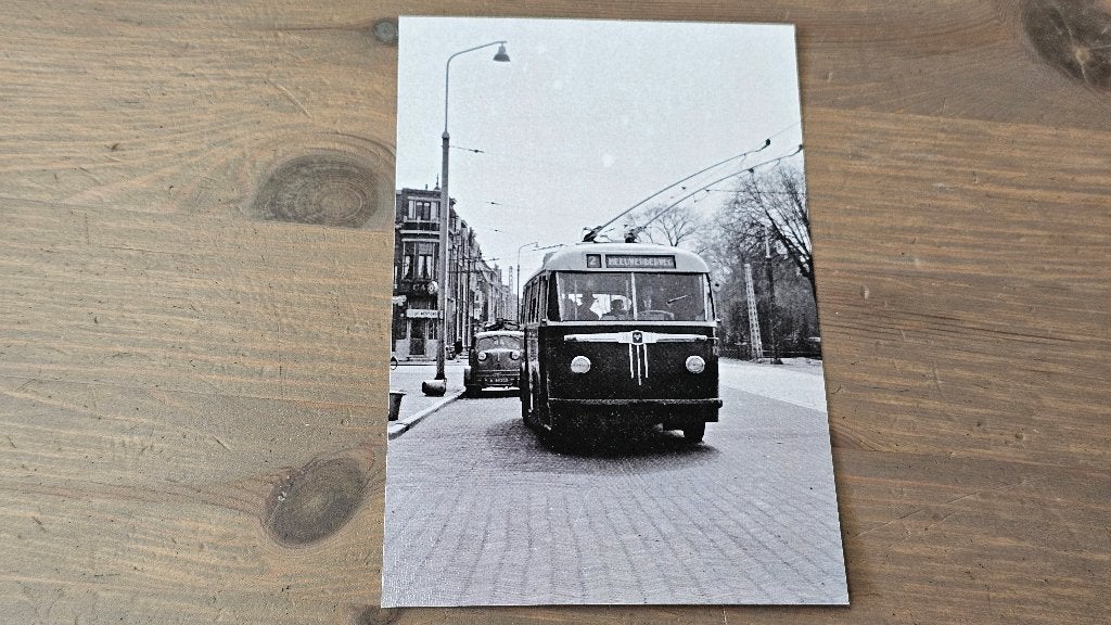 Foto BUS GVB Groningen 101 Trolleybus, Verzenden, Gebruikt, Bus of Metro, Overige typen