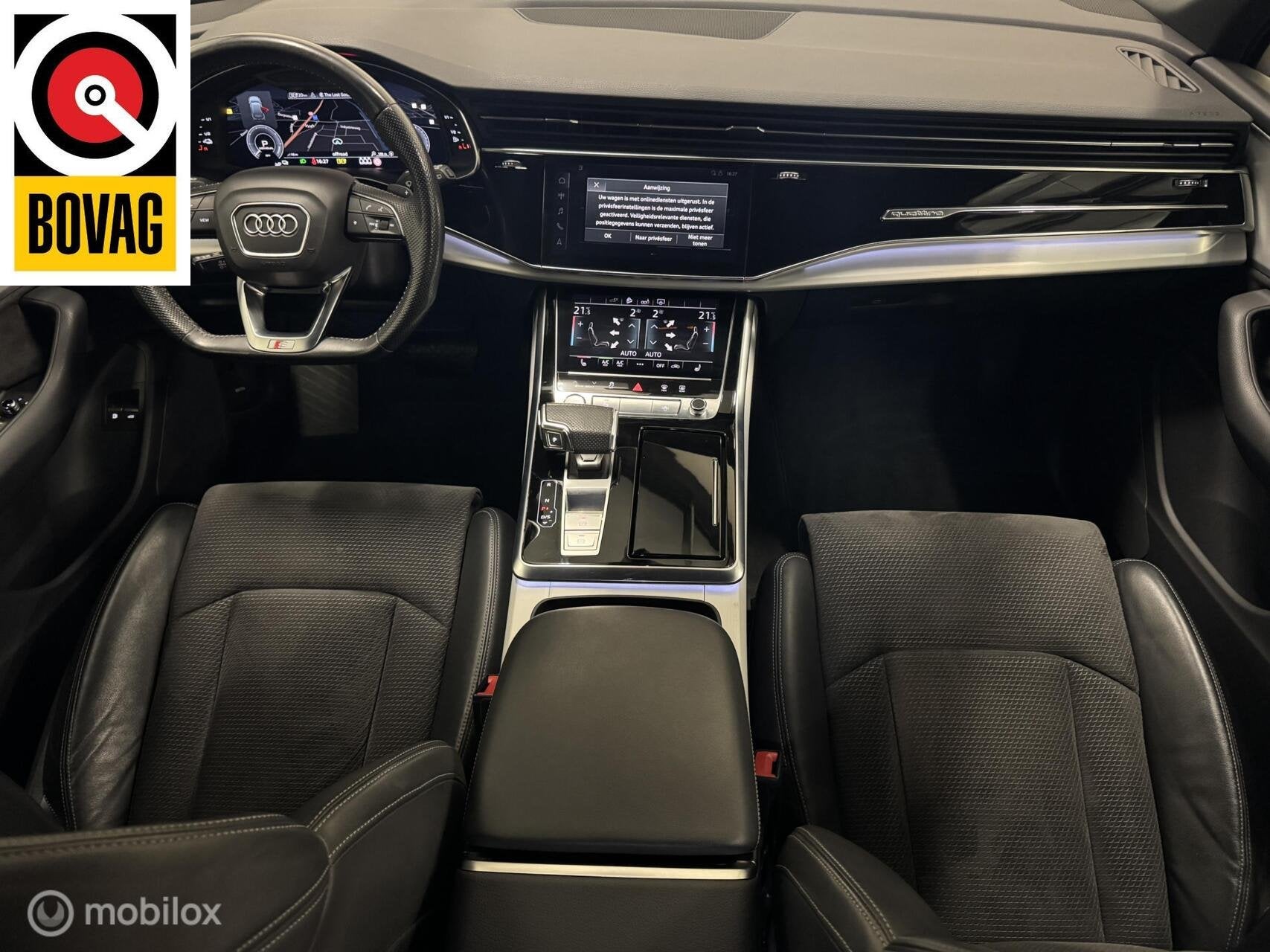 Audi Q7 60 TFSI Quattro S-Line | 22 inch | Trekhaak | 456PK, Auto's, Audi, Automaat, Dealer onderhouden, Gebruikt, 2995 cc