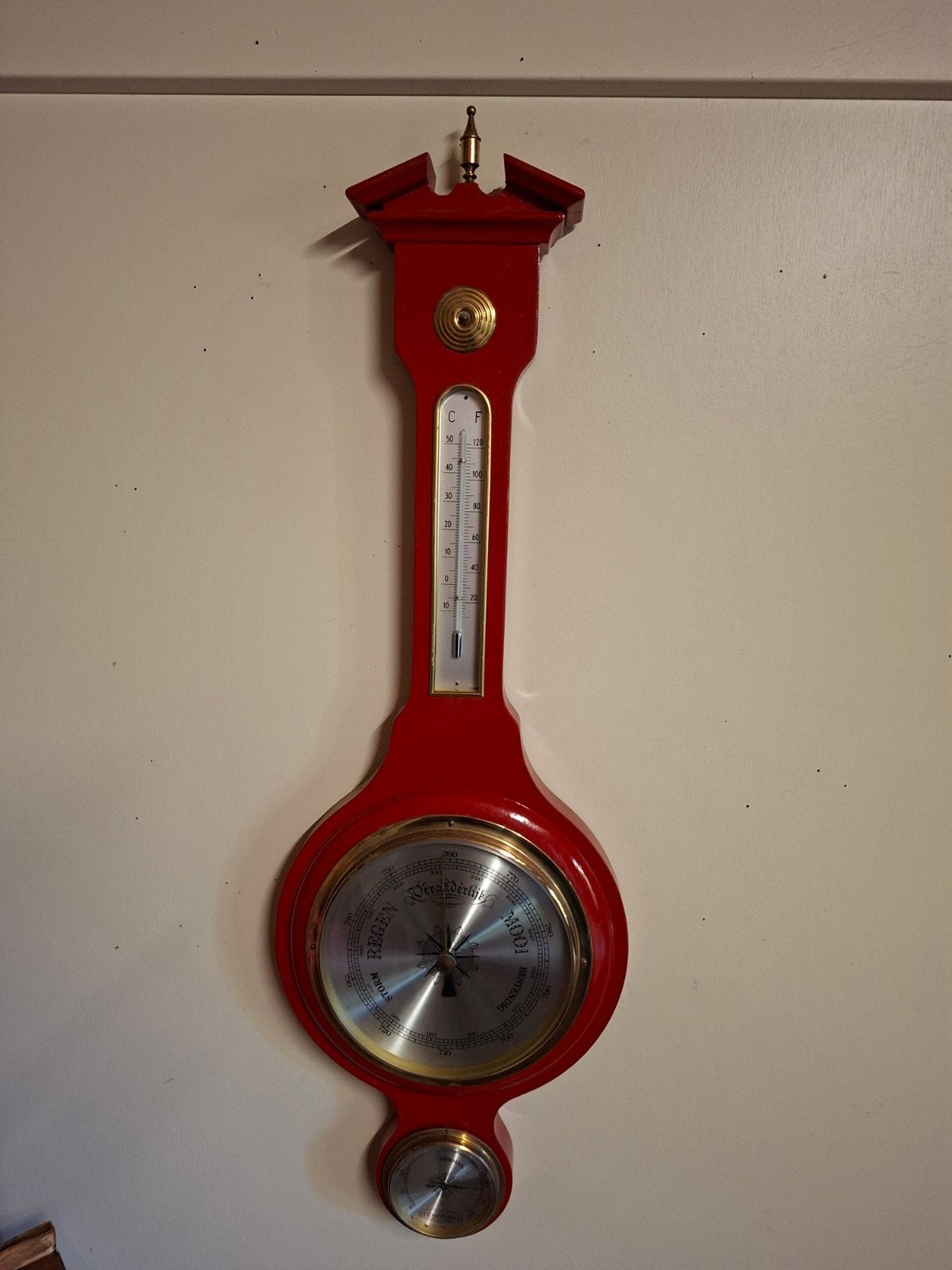 Weerstation: Barometer, Thermometer, Hygrometer, 65c, Ophalen of Verzenden