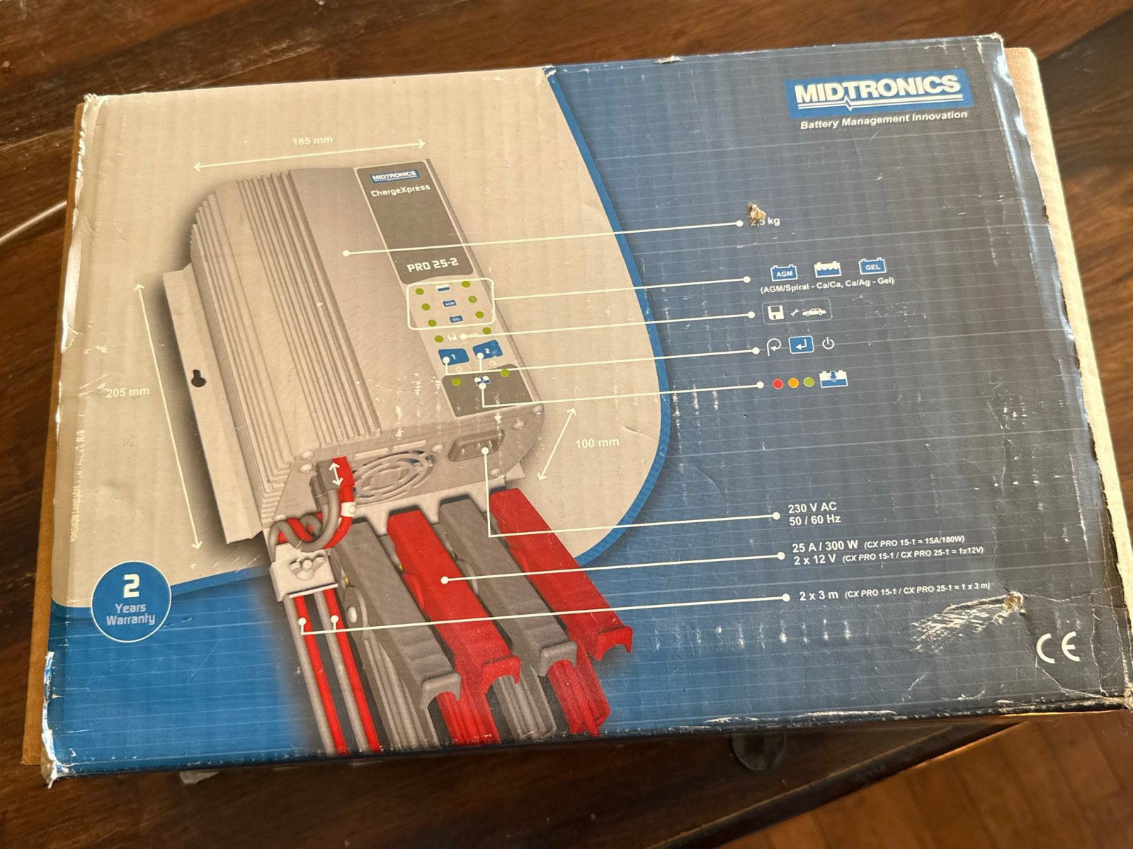 Midtronics PRO 25 Acculader - Nieuw met bon & garantie!, Ophalen of Verzenden, Nieuw