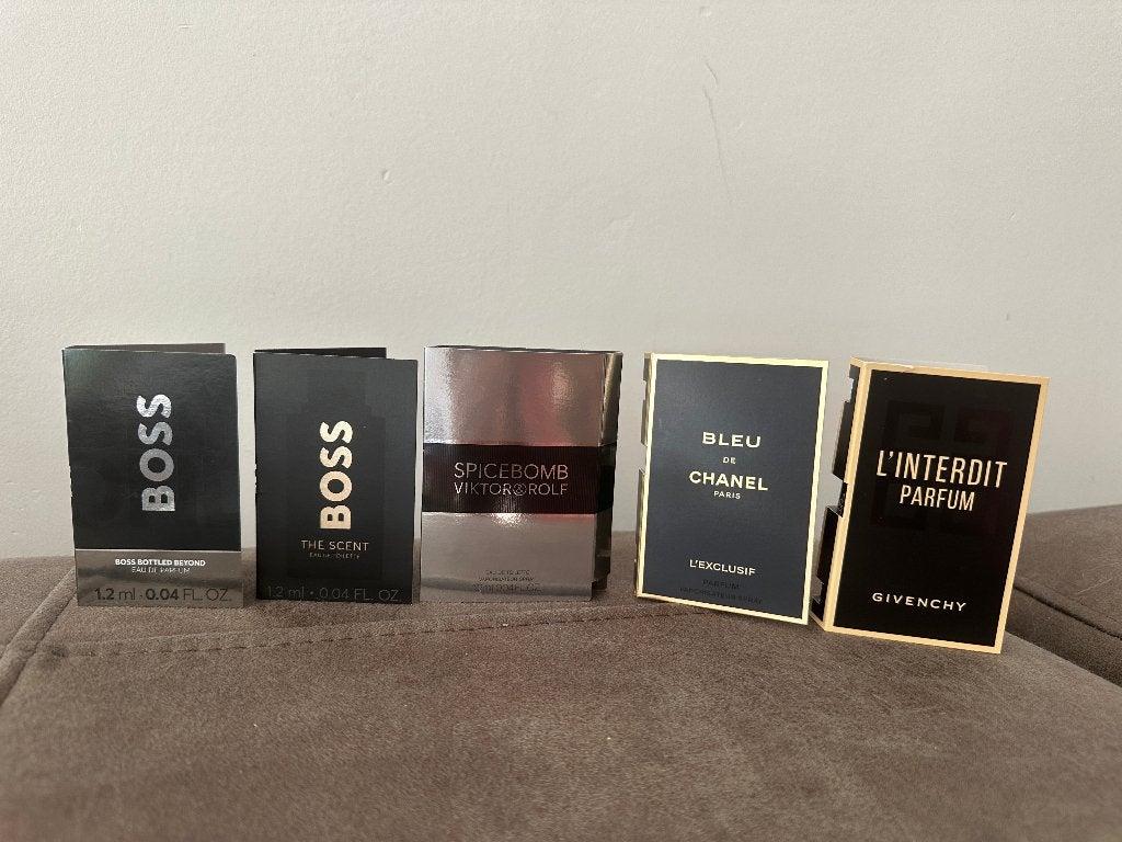 Herenparfum parfum verzameling testers proefjes, Ophalen of Verzenden, Nieuw, Proef of Tester