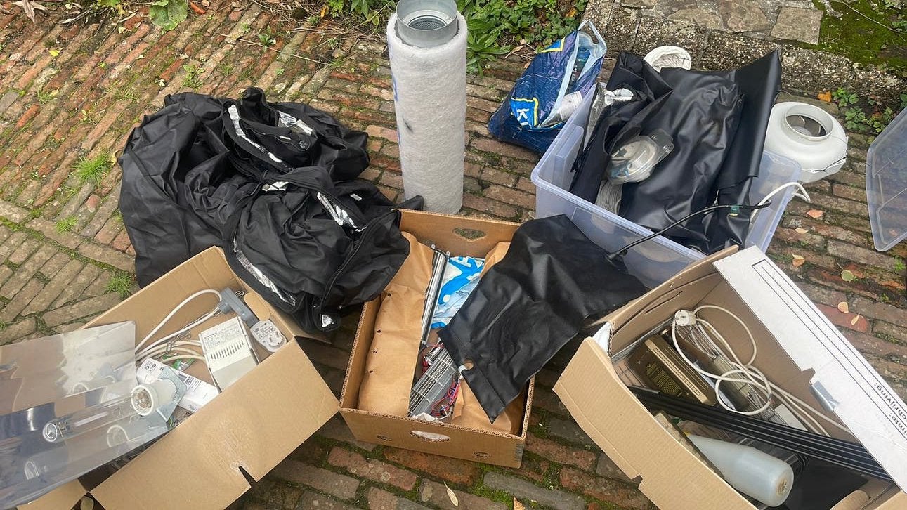 Complete Tomatenkas Set met HPS Lamp, afzuiger, filter, tent, Tuin en Terras, Ophalen, Gebruikt, Kweekkast