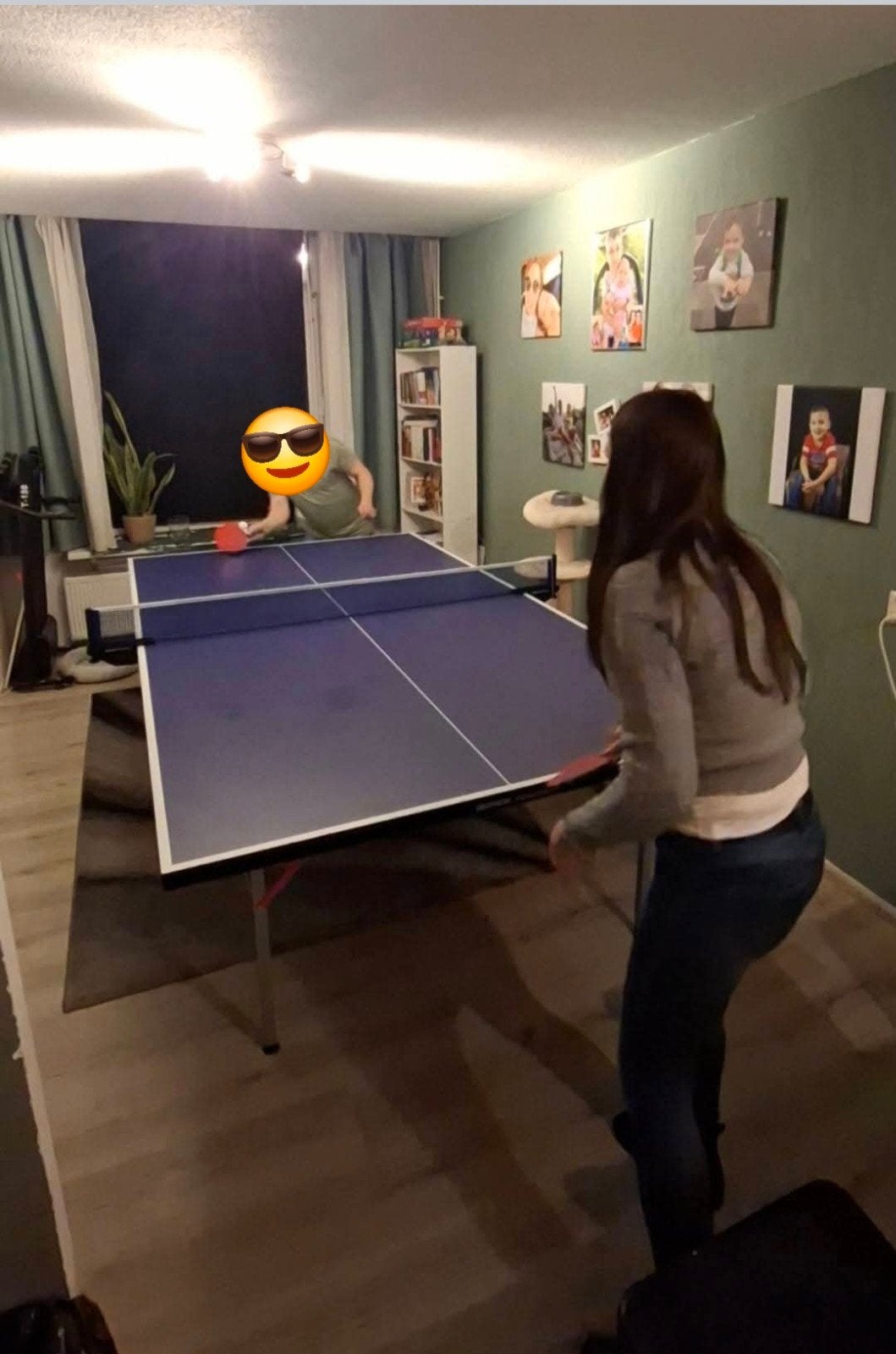 Tafeltennistafel, Sport en Fitness, Tafeltennis, Ophalen, Zo goed als nieuw