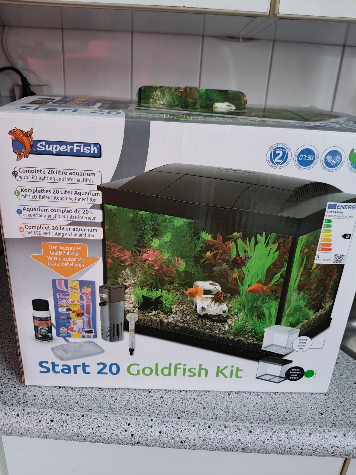 aquarium, Dieren en Toebehoren, Vissen | Aquaria en Toebehoren, Zo goed als nieuw, Superfish, Filter, Ophalen