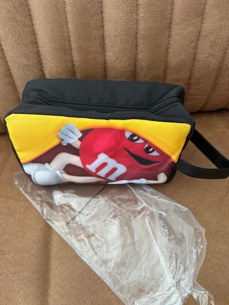 M&M's Toilettas / Make-up Tasje - Nieuw, Ophalen of Verzenden, Nieuw, Zwart, Softcase
