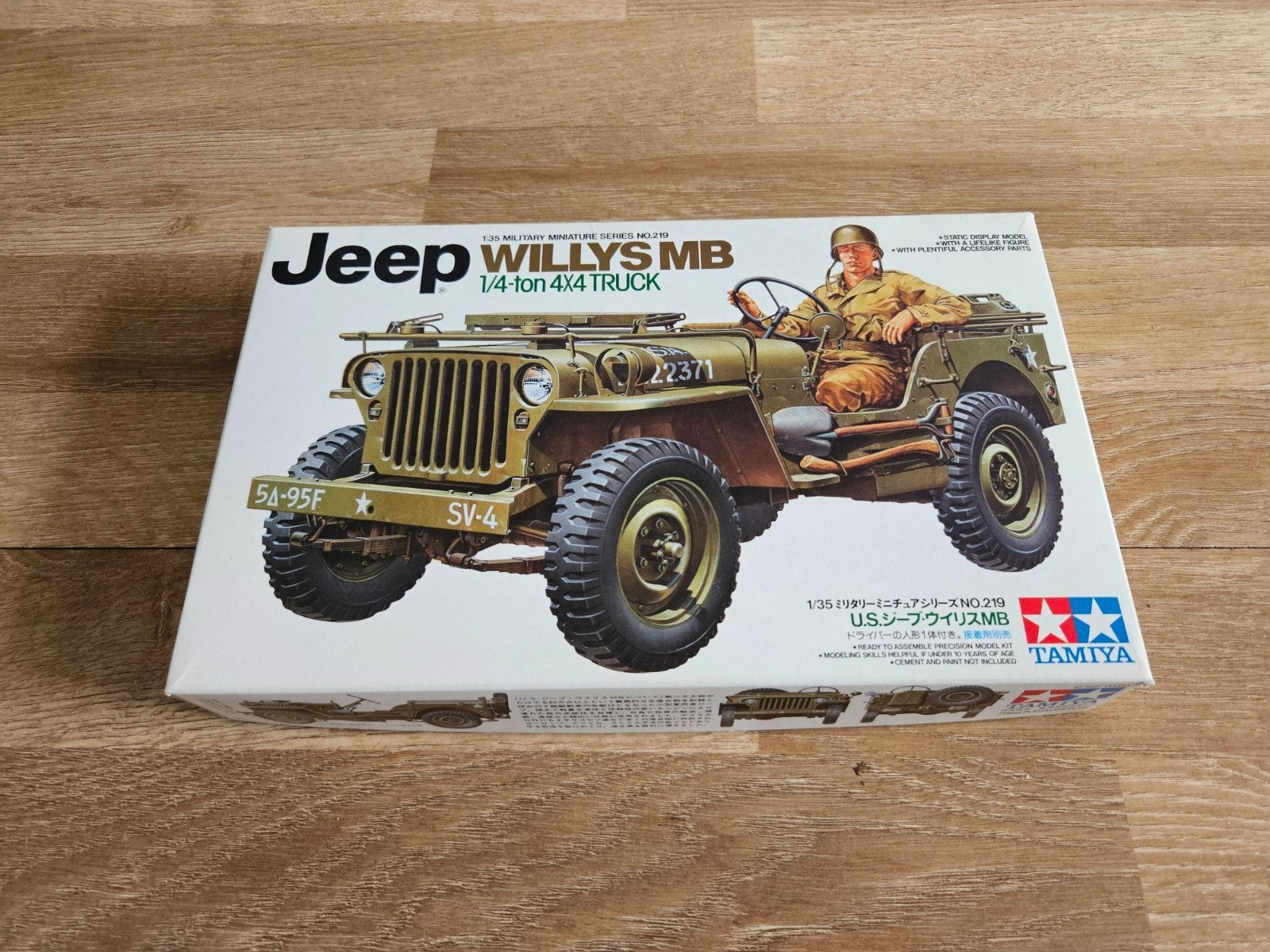 Tamiya Jeep Willys MB 1:35 met Blast canvas cover, Auto, 1:32 tot 1:50, Nieuw, Ophalen of Verzenden