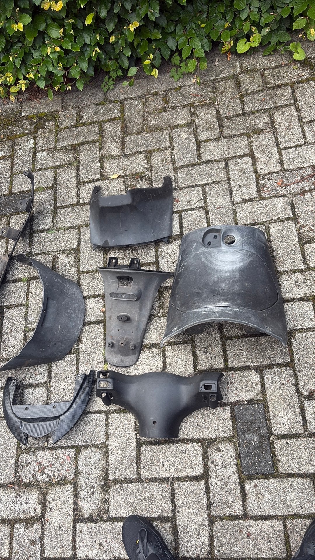 binnen kappenset zip, Fietsen en Brommers, Brommeronderdelen | Scooters, Ophalen of Verzenden, Zo goed als nieuw, Kap, Piaggio
