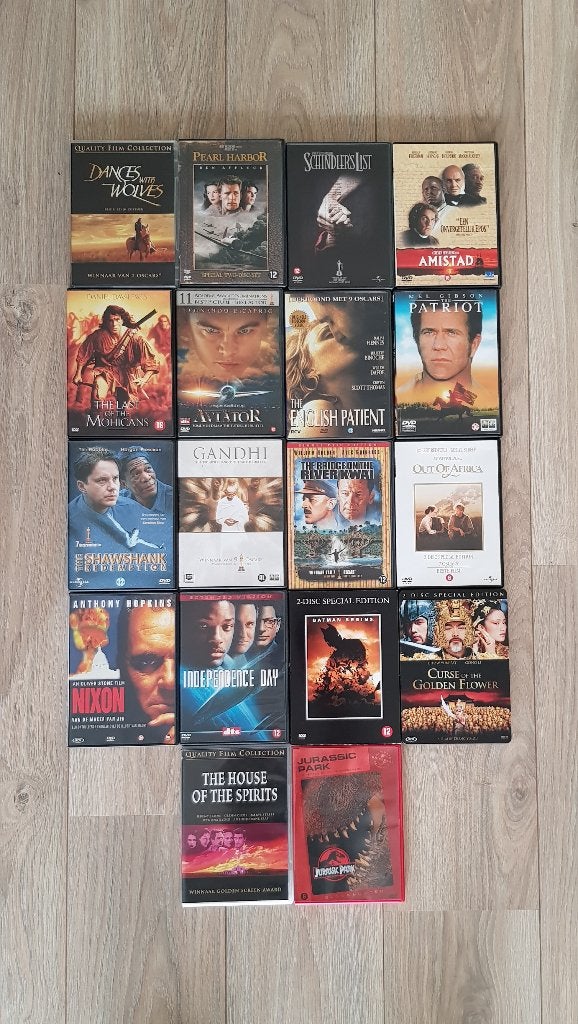 DVD Klassiekers (Oscar winnaars/genomineerden -18 stuks), Verzenden, Alle leeftijden, Nederlands, Overige genres