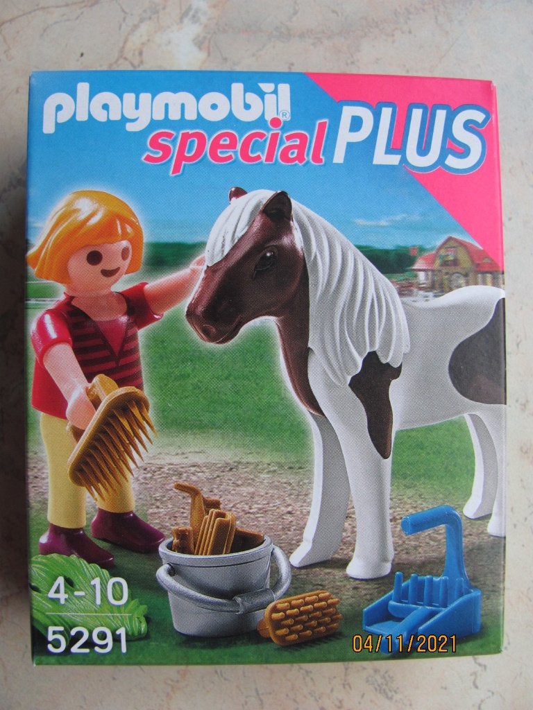 NIEUW in doos PLAYMOBIL 5291 Meisje met PONY manege paard, Complete set, Nieuw, Special plus, Ophalen of Verzenden