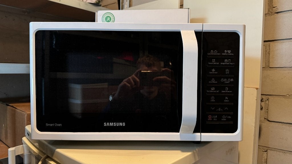 Samsung Smart Oven combi magnetron met grill en convectie, Ophalen of Verzenden, Gebruikt, Oven, Draaiplateau