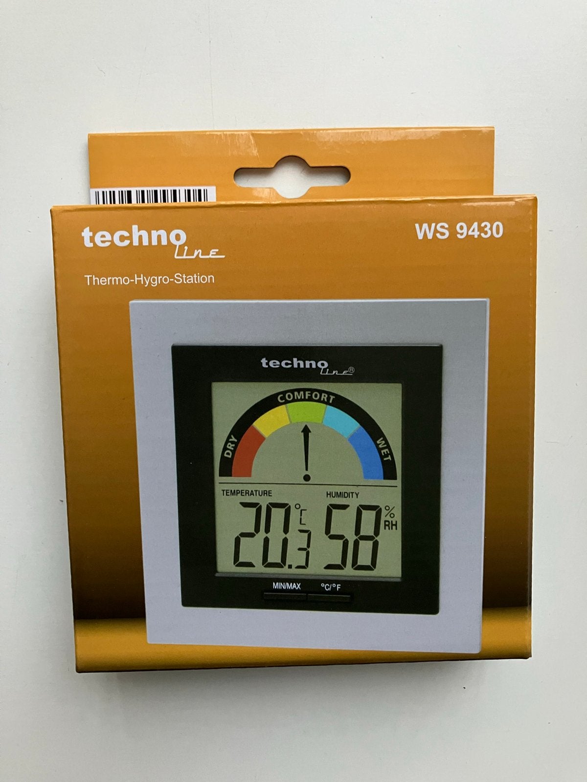 Techno Line WS 9430 Thermo-Hygro-Station, Audio, Tv en Foto, Weerstations en Barometers, Ophalen of Verzenden, Nieuw, Weerstation