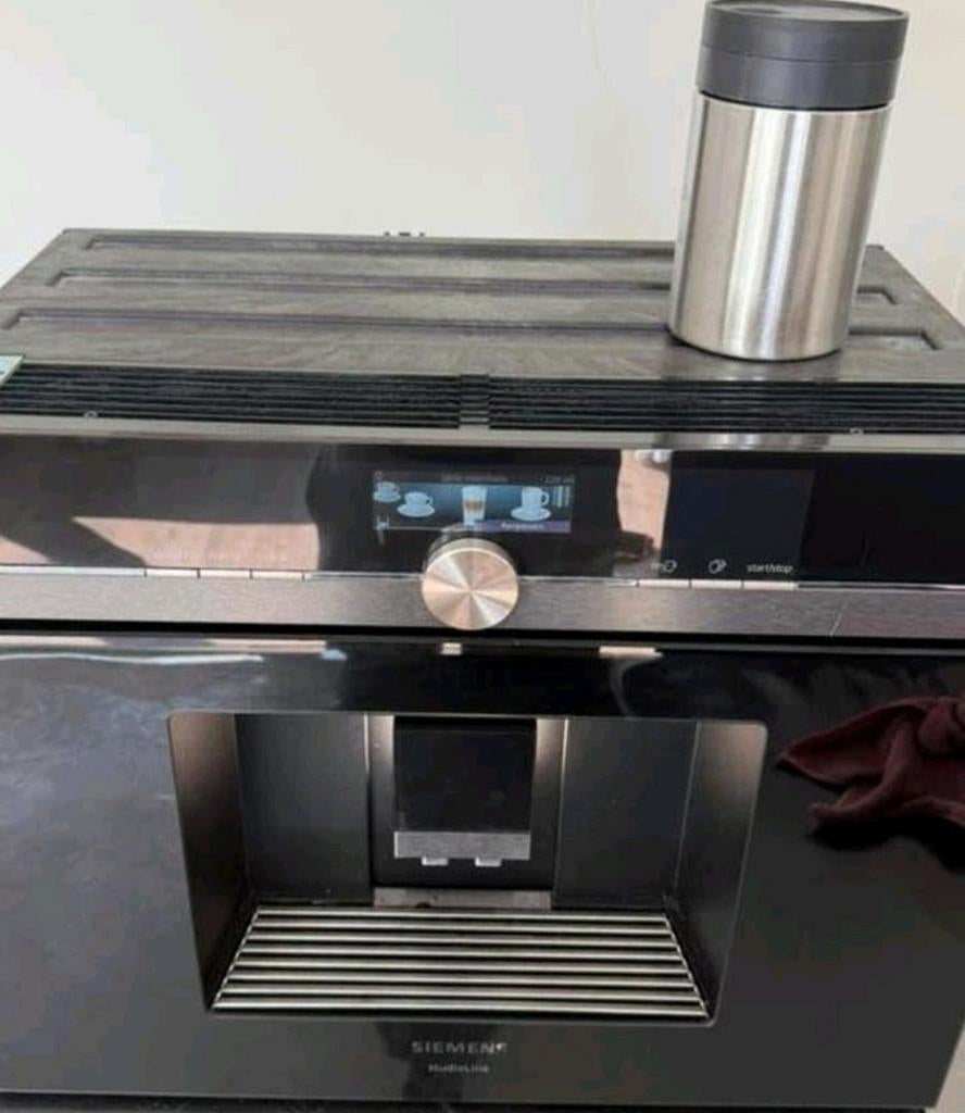 Siemens StudioLine Inbouw Koffiemachine met wiffi, 10 kopjes of meer, Ophalen of Verzenden, Koffiemachine