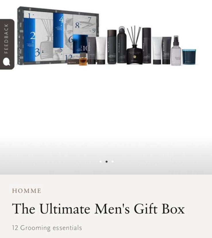Rituals Men Giftset ultimate Giftbox twv €174,40 🖤🎁 Nieuw!, Sieraden, Tassen en Uiterlijk, Ophalen of Verzenden, Nieuw, Bad & Douche