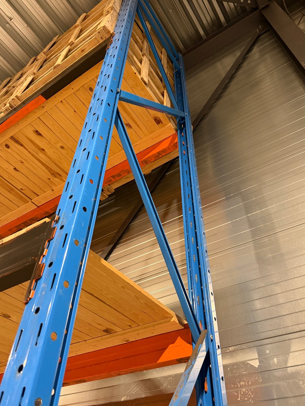 Professionele magazijnstelling 90 meter, 4m breed, 5m hoog, Ophalen of Verzenden
