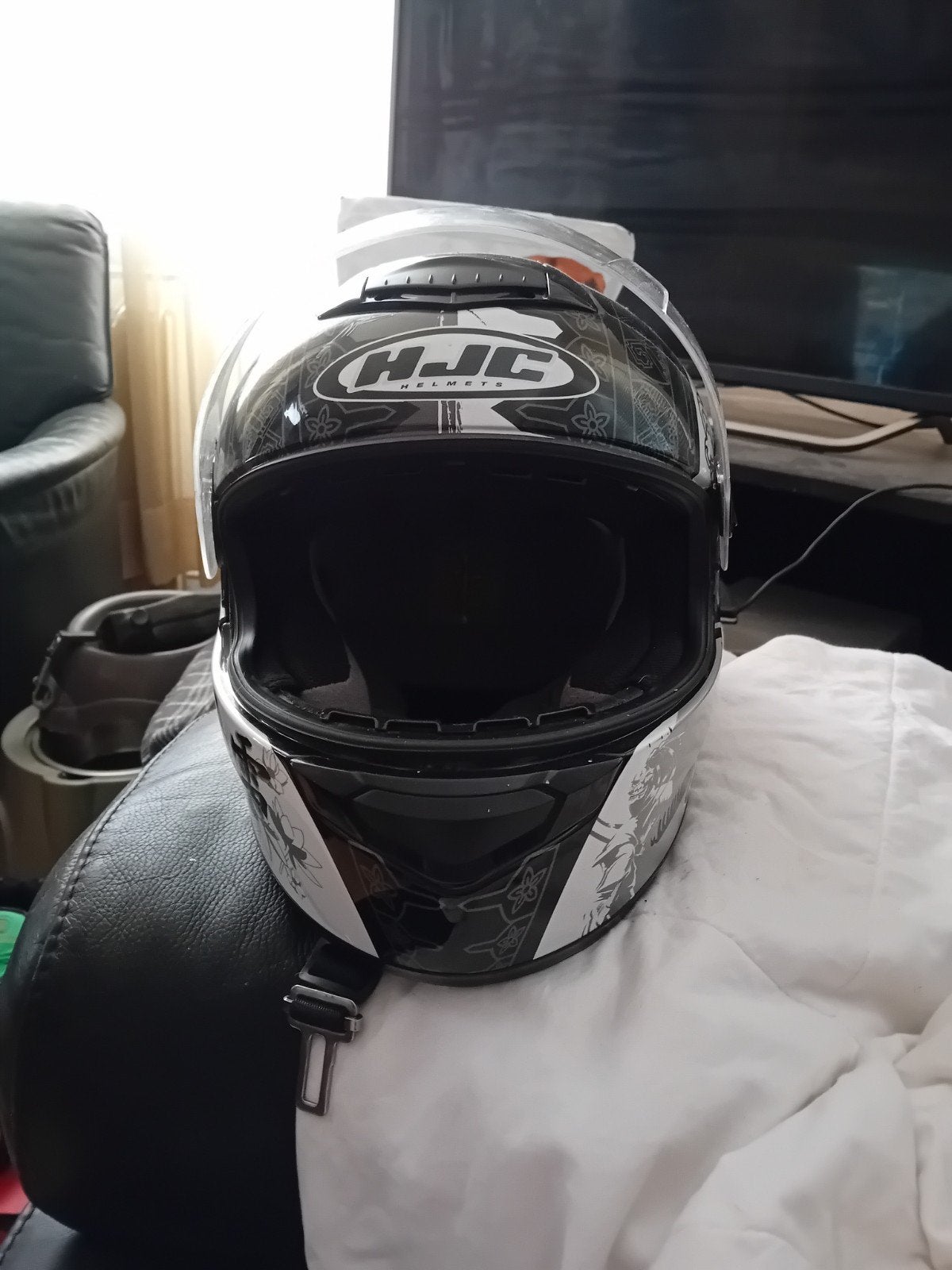 HJC Integraalhelm - Samurai Design, Motoren, M, Heren, HJC, Ophalen of Verzenden