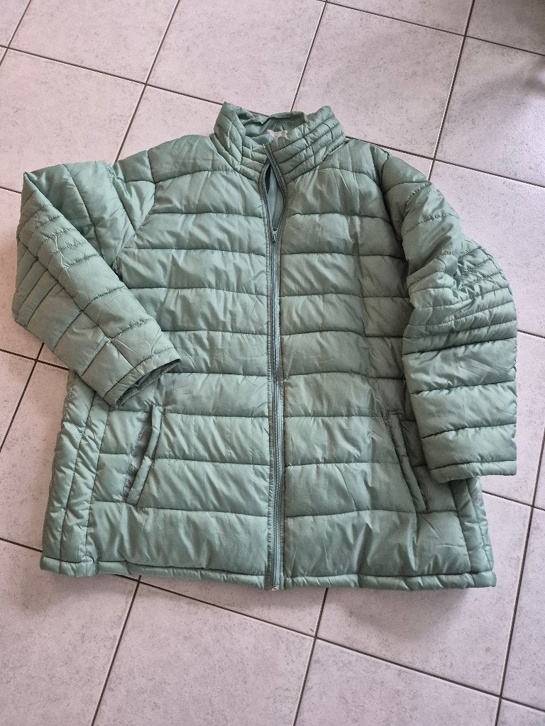 Oudgroene winterjas maat 54, Ophalen of Verzenden, Zo goed als nieuw, Groen, Jas of Mantel