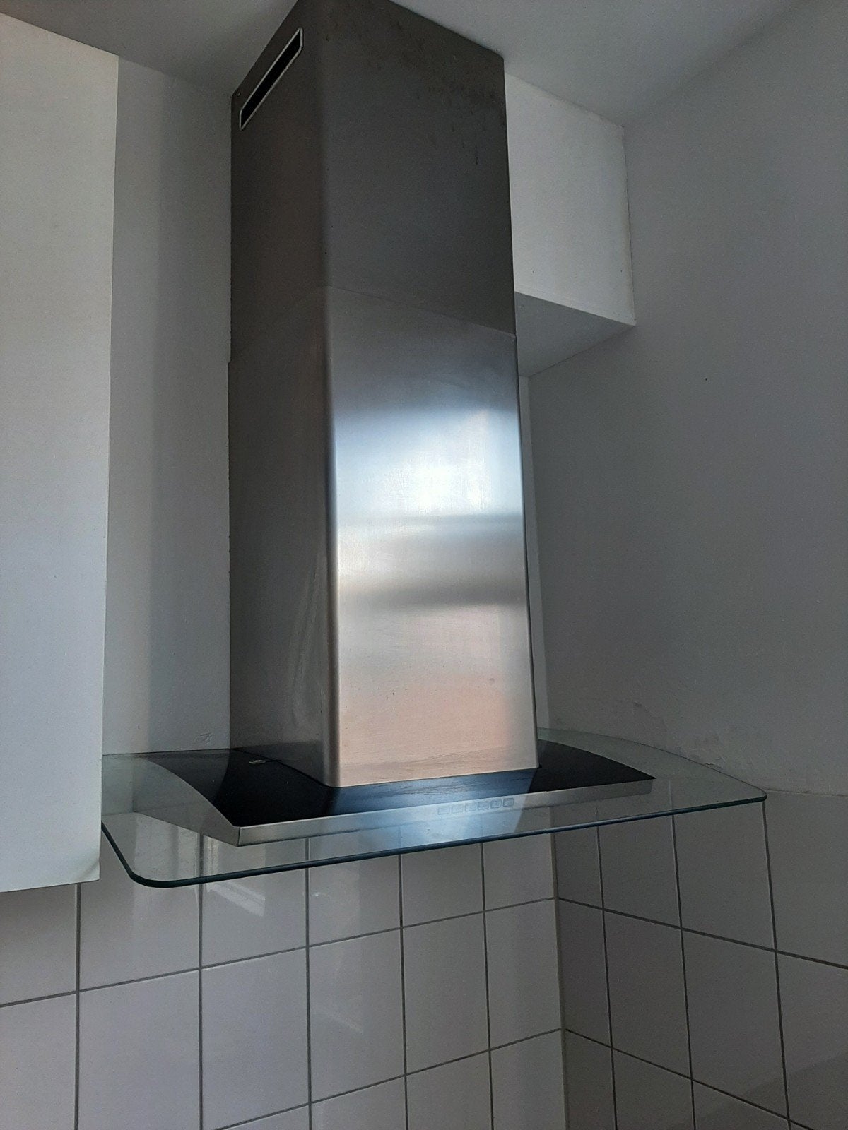 rvs afzuigkap  whirlpool, Ophalen of Verzenden, Wandschouwkap