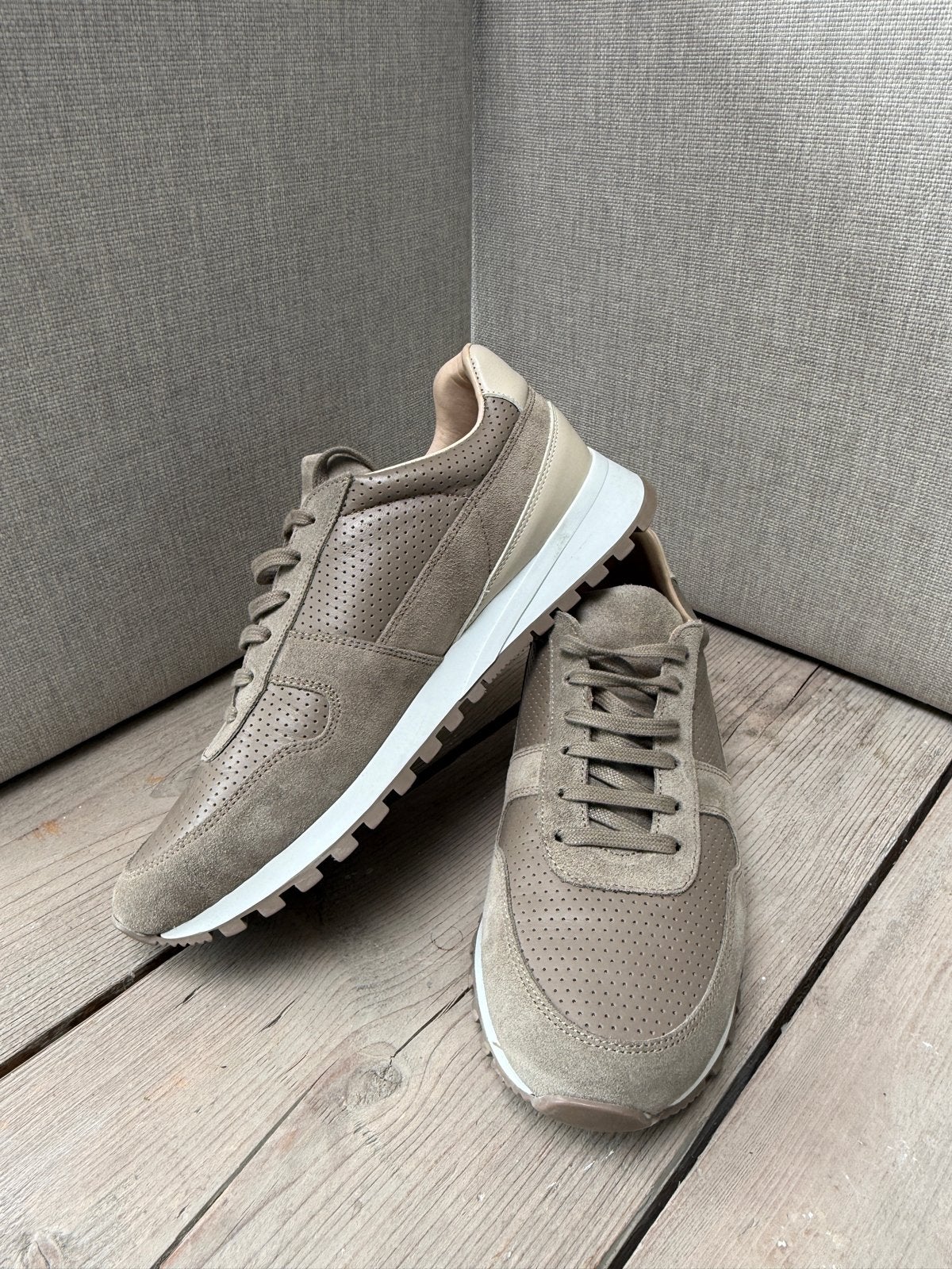 Sneakers, maat 41, zo goed als nieuw, Ophalen, Zo goed als nieuw, Bruin, Sneakers of Gympen